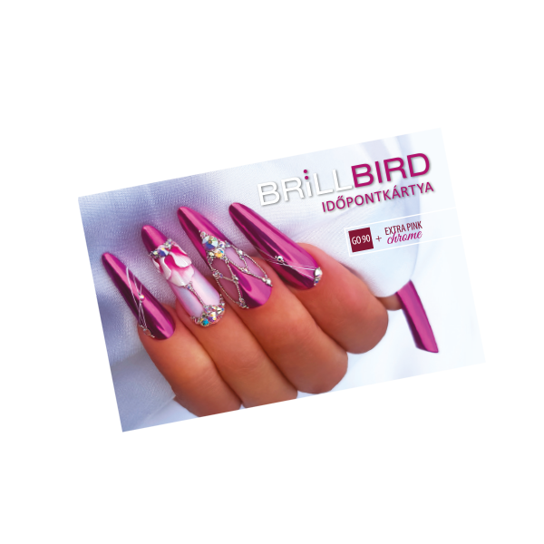 BB Időpontkártya - Extra pink 2019/7  